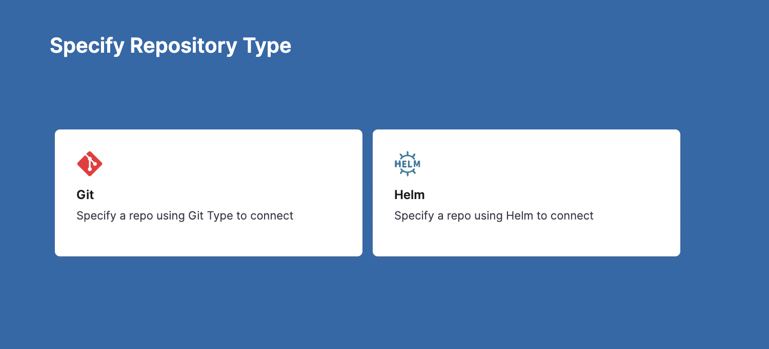 Screenshot showing the New Repository button in the GitOps Repositories page